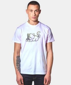 Gemini Cat Half Black Half White T Shirt