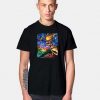 Jurassic Night Painting T Shirt