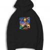 Jurassic Night Painting Hoodie