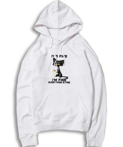 Mad Cat Everything Is Fine Hoodie