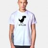 Offline Dinosaur 8 Bit Pixelated T Shirt