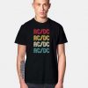 Retro Wordmark ACDC Quote Logo T Shirt