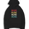 Retro Wordmark ACDC Quote Logo Hoodie