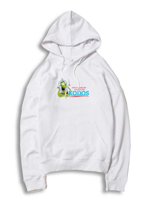 Simpsons Don't Blame Me I Vote Kodos Hoodie