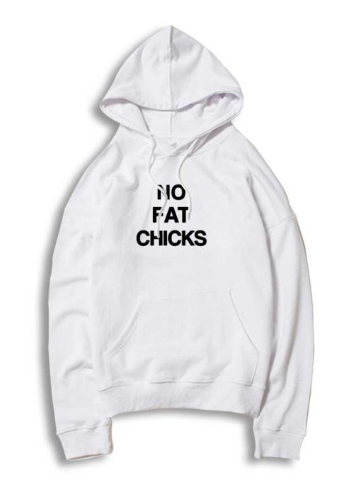 The Simpsons No Fat Chicks Hoodie