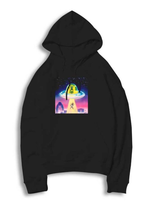 Zap Space Cat Alien Hoodie