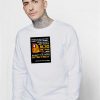 Clever Monkey Quote Sweatshirt