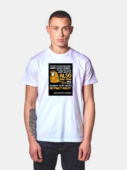 Clever Monkey Quote T Shirt