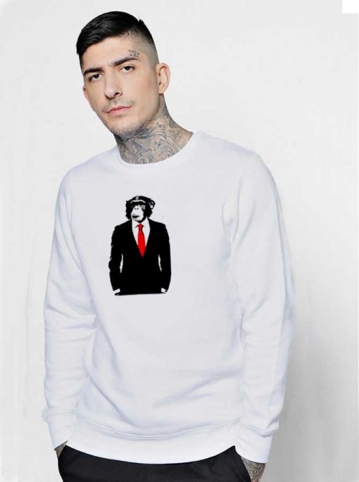 Domesticated Monkey Tuxedo Sweatshirt