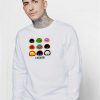 Emochicon Mochi Emoticon Sweatshirt