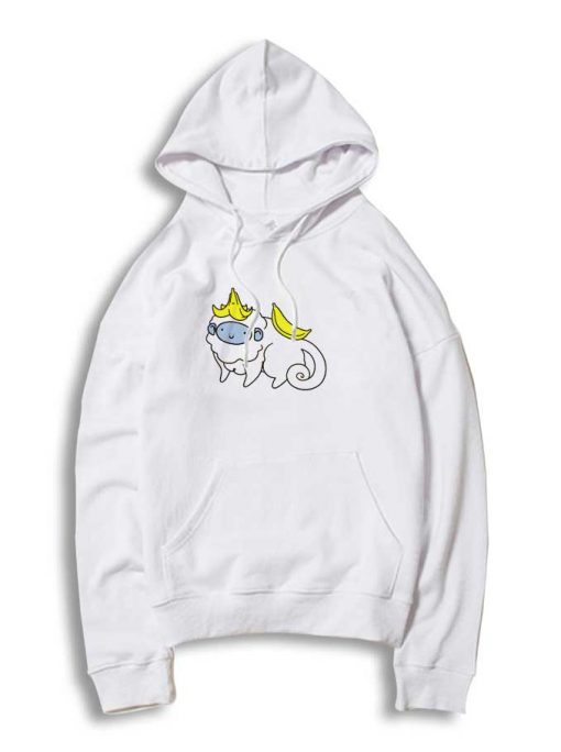 Fluffy Fur Banana Monkey Hoodie