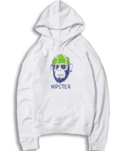 Hipster Beanie Monkey Hoodie