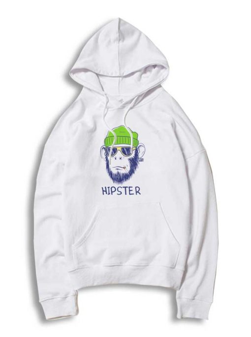 Hipster Beanie Monkey Hoodie