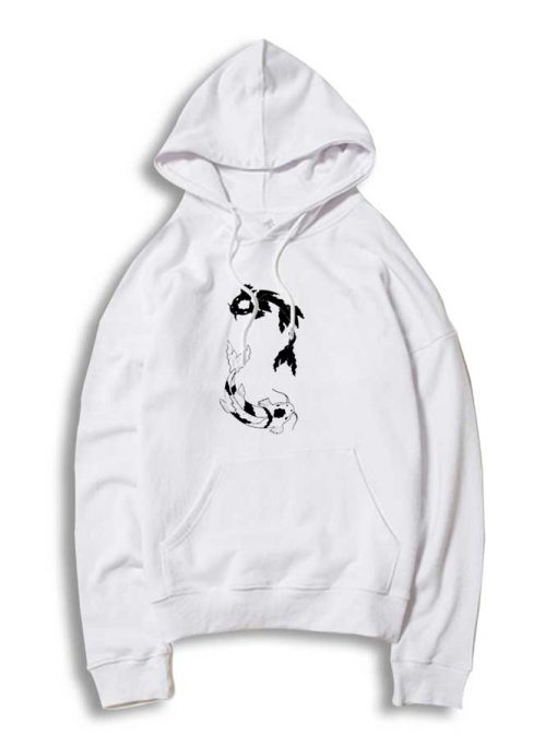 Koi Fishes Yin-Yang Aesthetic Hoodie