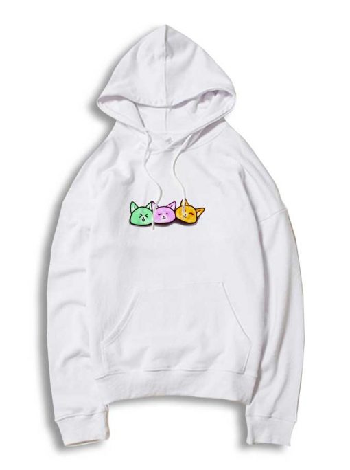 Mochi Foxes Head Hoodie