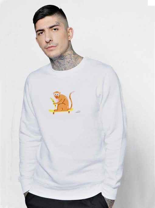 Monkey Banana Skater Sweatshirt