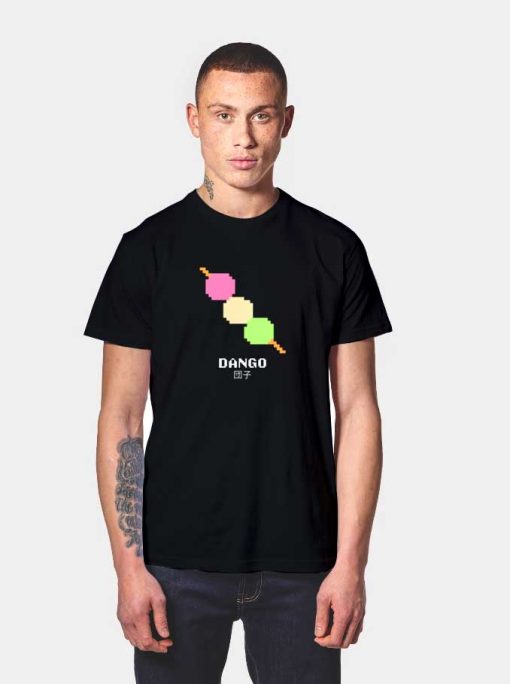 Pixelated Mochi Dango Skewer T Shirt