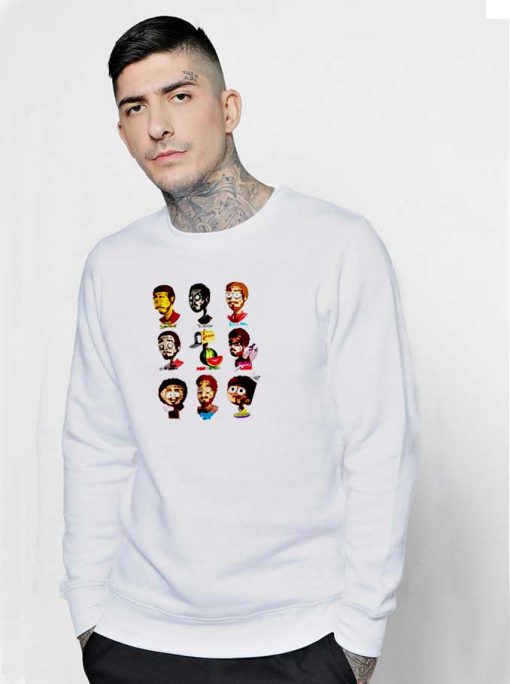 Post Malone Cartoons Style Sweatshirt