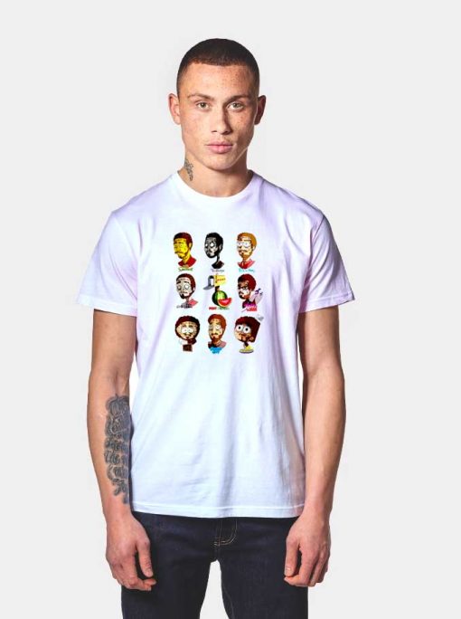 Post Malone Cartoons Style T Shirt