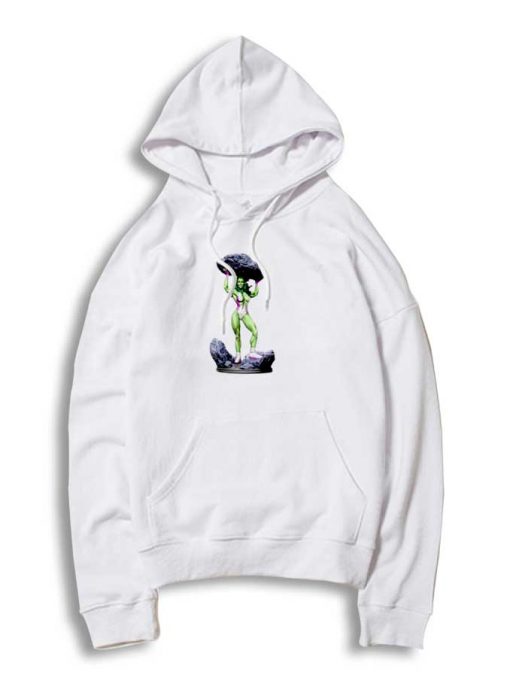 She Hulk Lifting Stone Hoodie