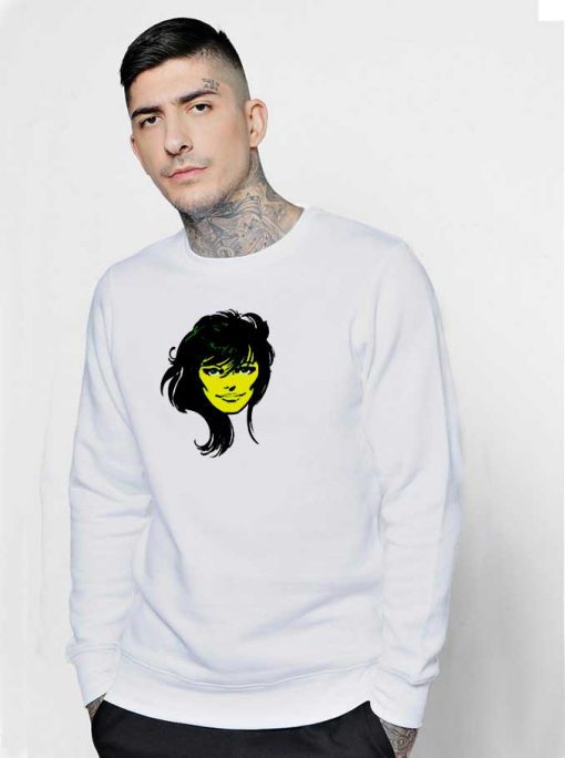 She Hulk The Green Lady Head Sweatshirt