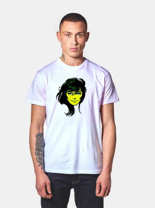 She Hulk The Green Lady Head T Shirt