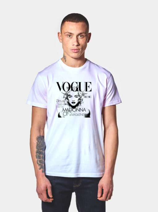 80’S Madonna Vogue Short Sleeve T Shirt