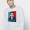 AOC for President 2024 AOC See Through Sweatshirt