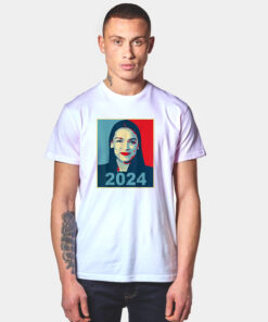 AOC for President 2024 AOC See Through T Shirt