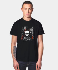 Alice Cooper Hooded Skull Vintage T Shirt