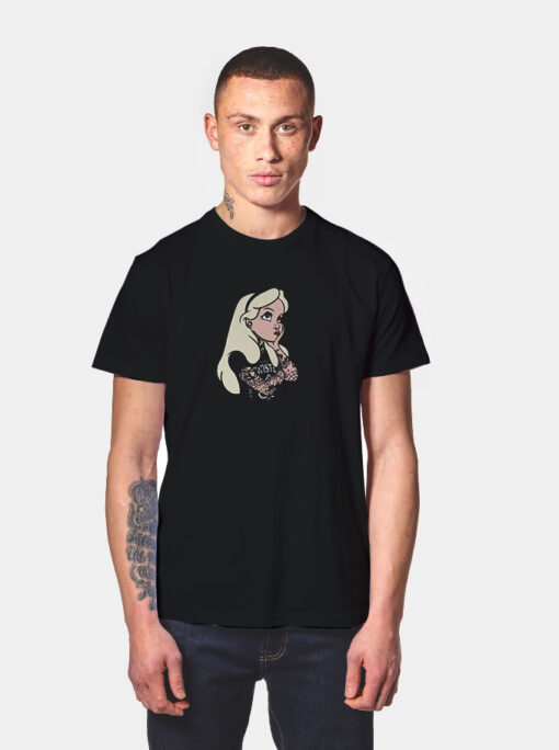 Alice In Wonderland Punk Tattoos T Shirt