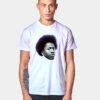 Allen Iverson Red And Blue Afro Fro T Shirt