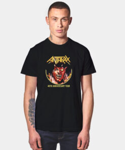 Anthrax Preacher Devil 40Th Anniversary Tour 2023 T Shirt