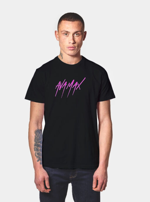 Ava Max 2023 On Tour Finally Logo T Shirt