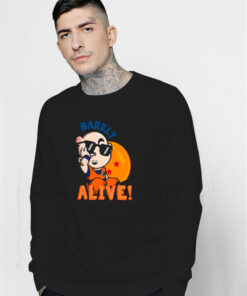 Barely Alive Krillin Anime Dragon Ball Sweatshirt