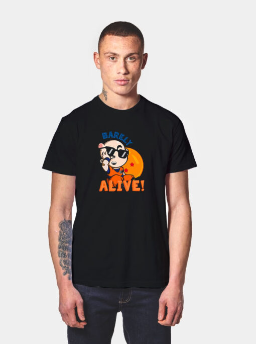 Barely Alive Krillin Anime Dragon Ball T Shirt