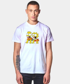 Bart And Lisa Simpson Scream T Shirt