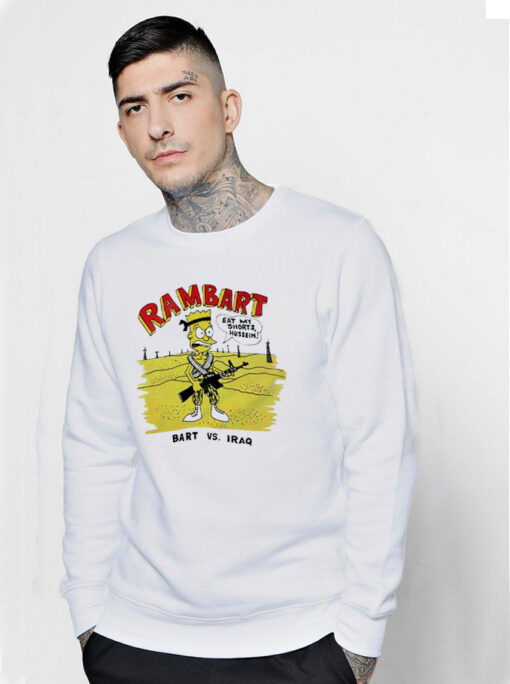 Bart Rambart Eat My Shorts Husein Sweatshirt