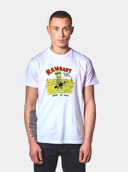 Bart Rambart Eat My Shorts Husein T Shirt