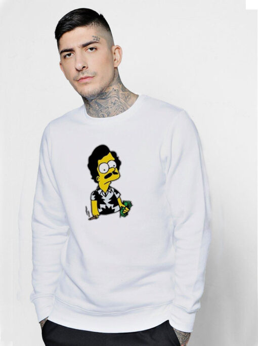 Bart Simpson Pablo Escobar Narcos Sweatshirt