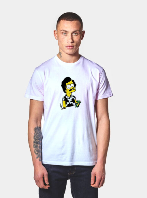 Bart Simpson Pablo Escobar Narcos T Shirt