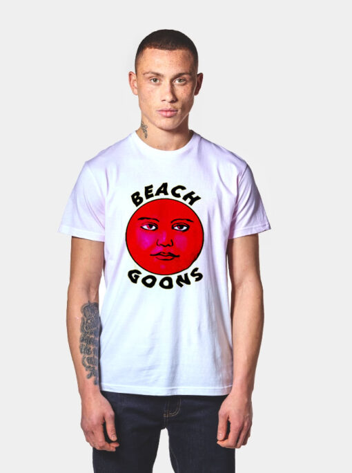 Beach Goons hoodratscumbags Gold T Shirt