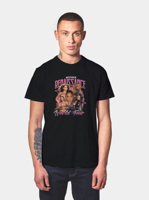 Beyonce Renaissance World Tour Pink Graphic T Shirt