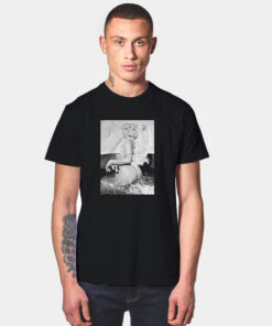 Black And White Megan Photo T Shirt