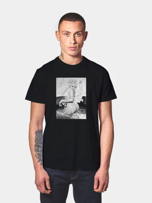 Black And White Megan Photo T Shirt