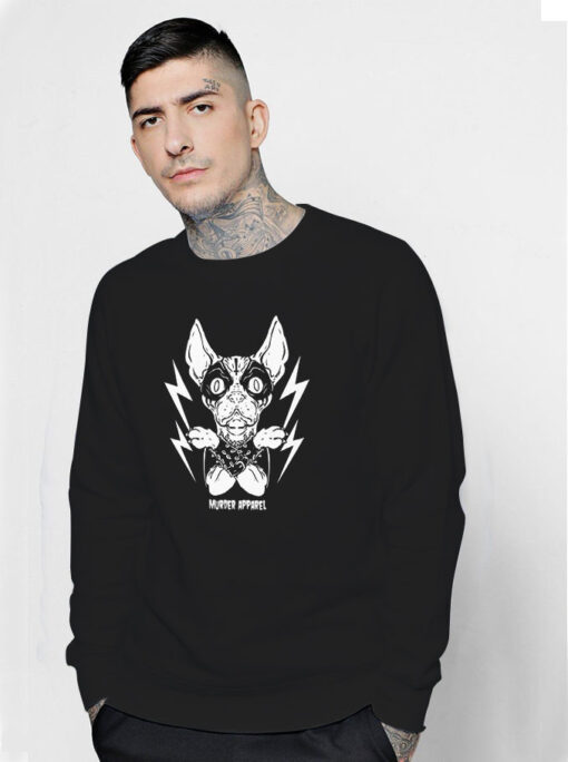 Black Metal Sphynx Cat Sweatshirt