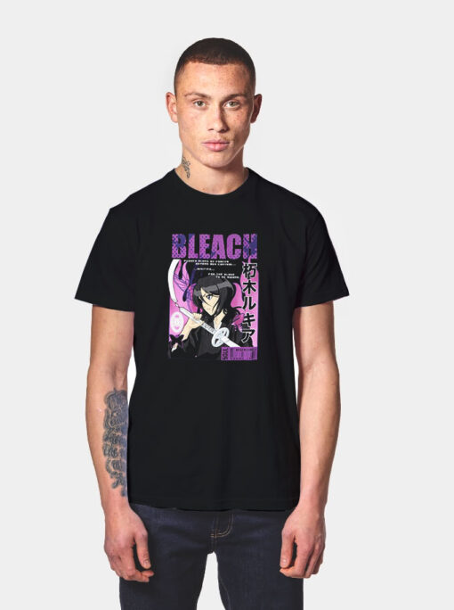 Bleach Rukia Purple Portrait T Shirt