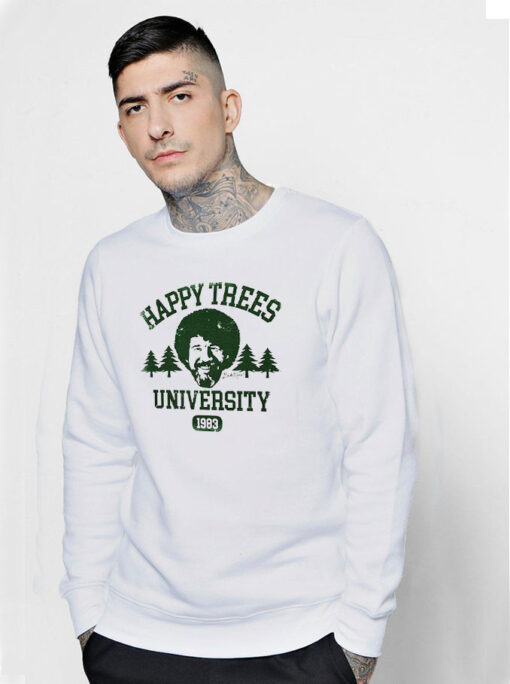 Bob Ross Happy Trees University Sweatshirt