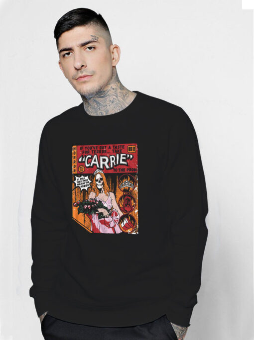 Carrie Comic Graphic Sweatshirt