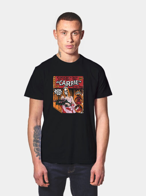 Carrie Comic Graphic T Shirt